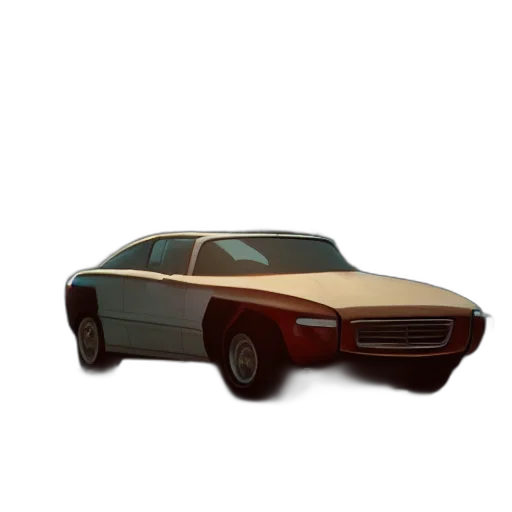 car, 3d render, concept art, photorealistic transparent PNG cut-out