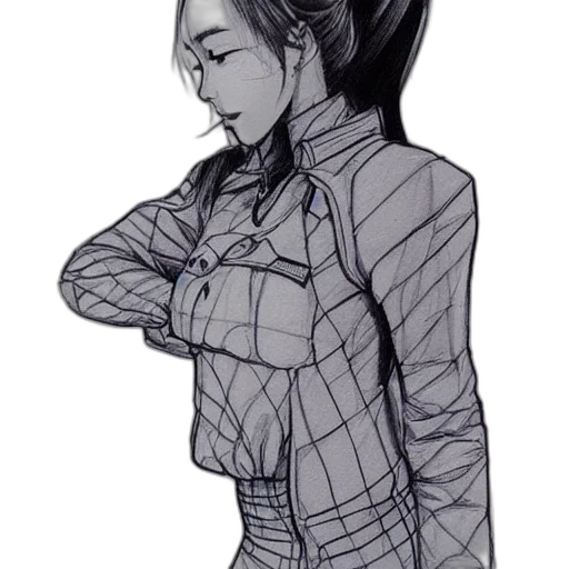 jacket, dress, staff, face transparent PNG cut-out
