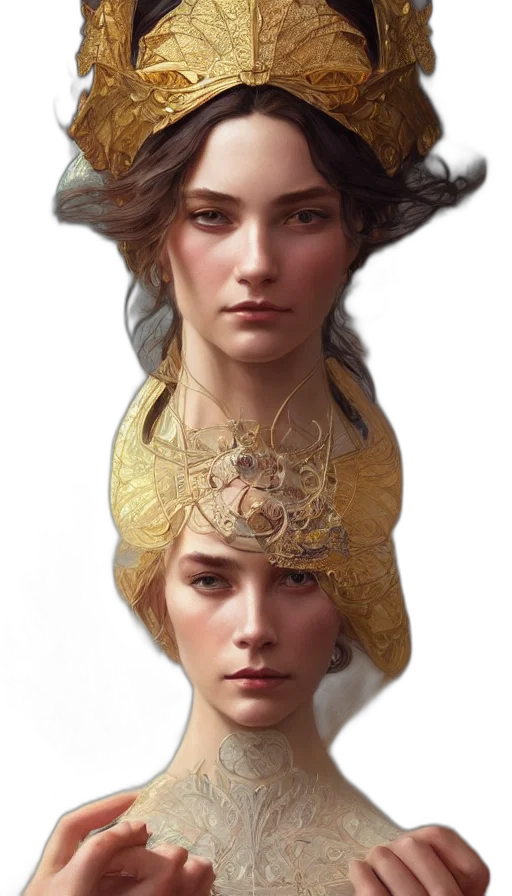 crown, face, jewelry, hat transparent PNG cut-out