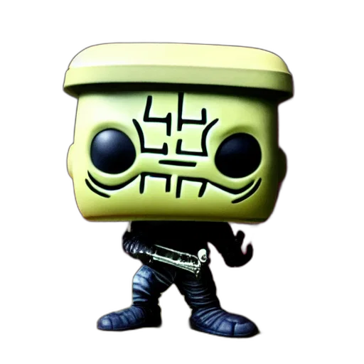 robot, creature, mask, staff transparent PNG cut-out