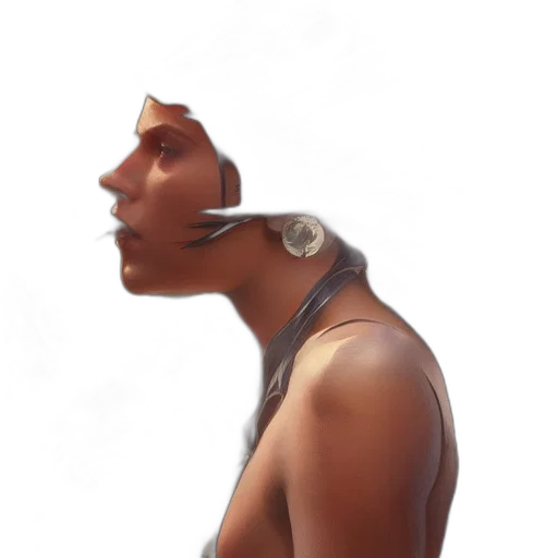jewelry, face, mask, staff transparent PNG cut-out