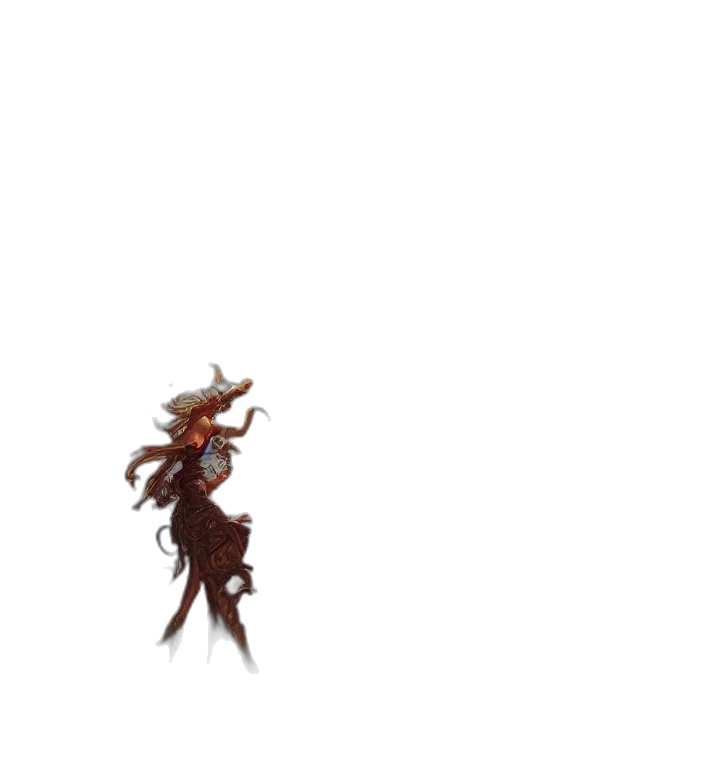 dragon, creature, hair, crown transparent PNG cut-out