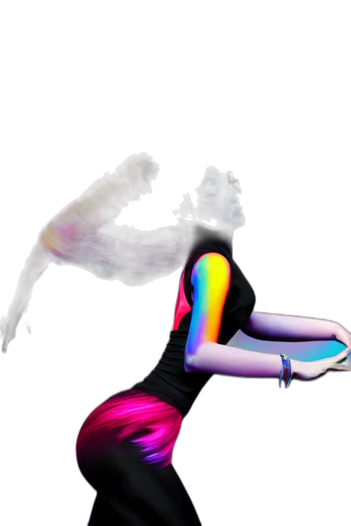 hair, creature, weapon, concept art transparent PNG cut-out