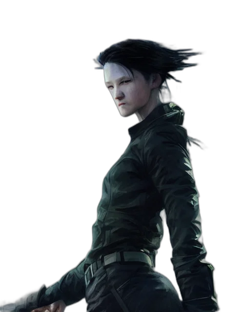 jacket, concept art, cyberpunk, fantasy art transparent PNG cut-out