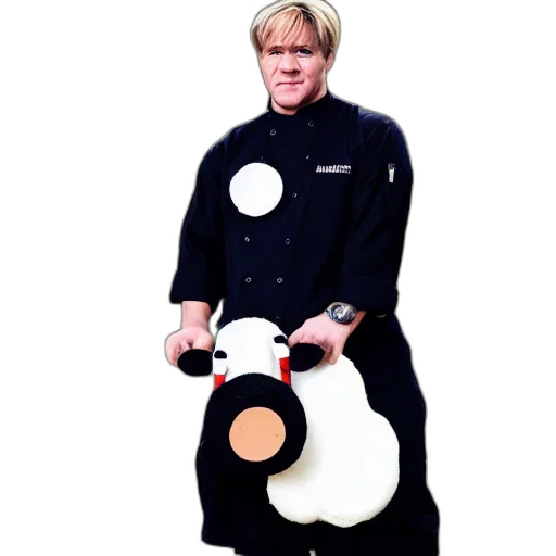 jacket, staff, food, creature transparent PNG cut-out