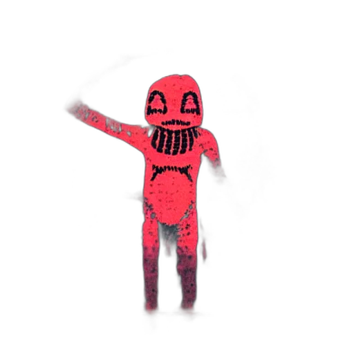 robot, mask, creature, jacket transparent PNG cut-out