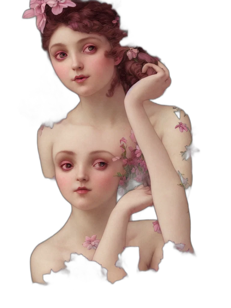 dress, creature, face, crown transparent PNG cut-out