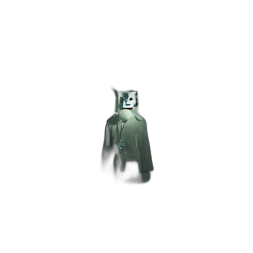 jacket, robot, mask, creature transparent PNG cut-out