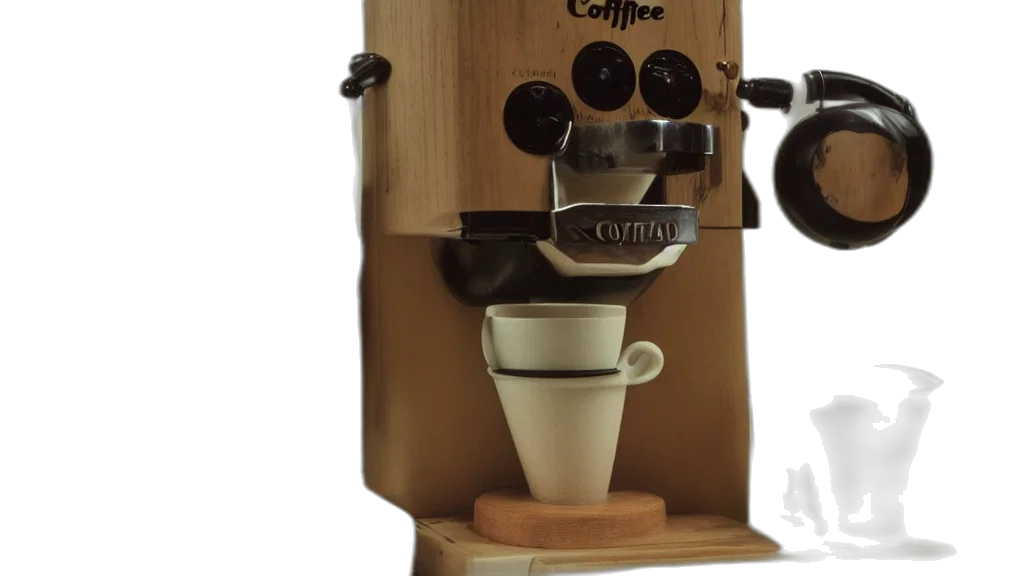 robot, realistic, photo, coffe transparent PNG cut-out