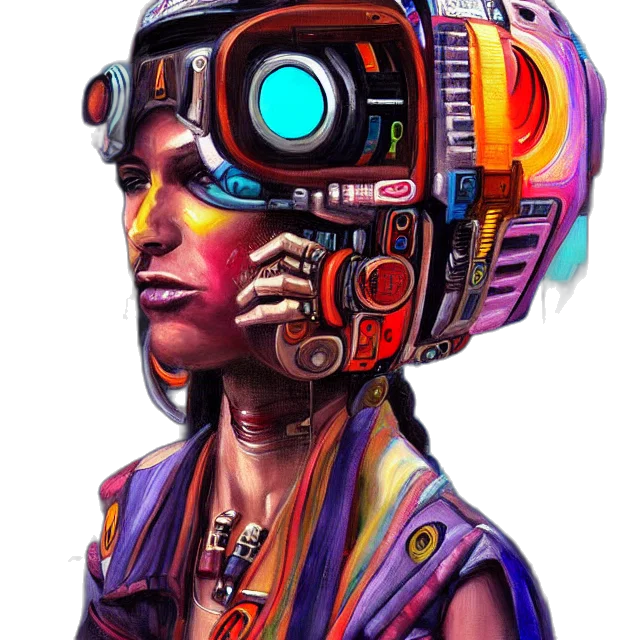 robot, face, mask, staff transparent PNG cut-out