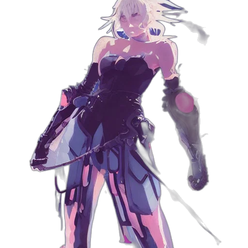 weapon, dress, sword, robot transparent PNG cut-out