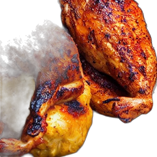 food, photorealistic, 3d render, fire transparent PNG cut-out
