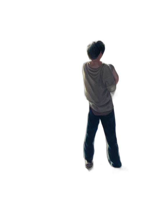 staff, jacket, weapon, robot transparent PNG cut-out
