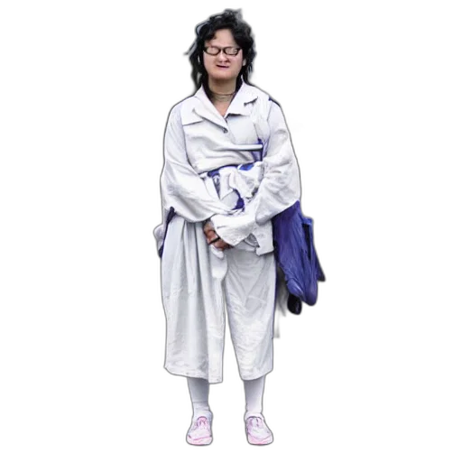 staff, jacket, dress, robot transparent PNG cut-out
