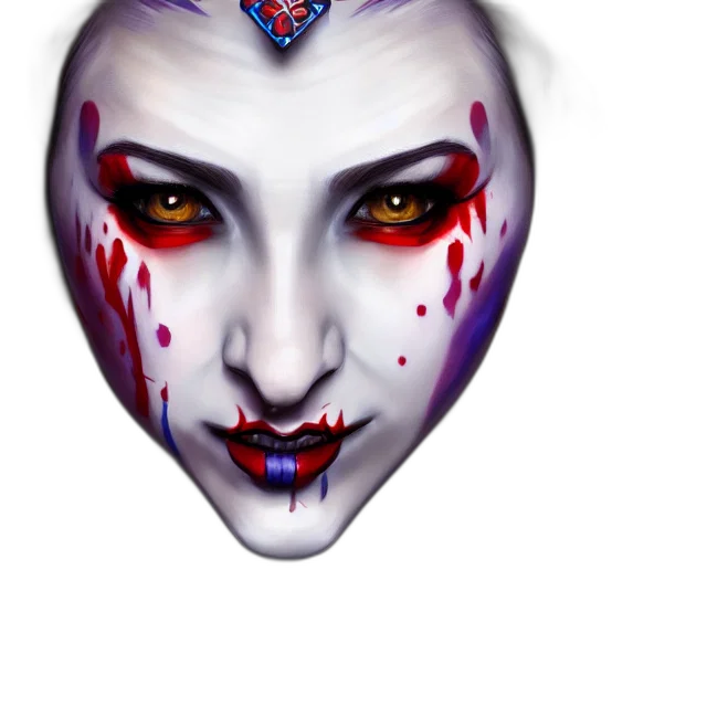 mask, face, jewelry, fantasy art transparent PNG cut-out