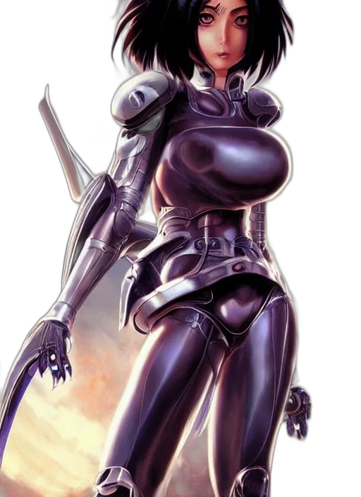 robot, weapon, concept art, cyberpunk transparent PNG cut-out