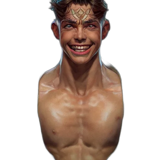 mask, face, creature, crown transparent PNG cut-out