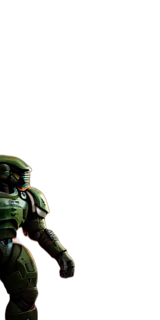 robot, weapon, 3d render, concept art transparent PNG cut-out