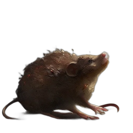 animal, creature, hat, staff transparent PNG cut-out
