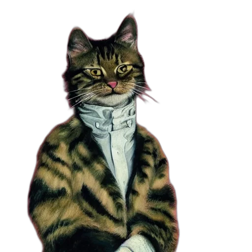 animal, jacket, staff, watercolor transparent PNG cut-out