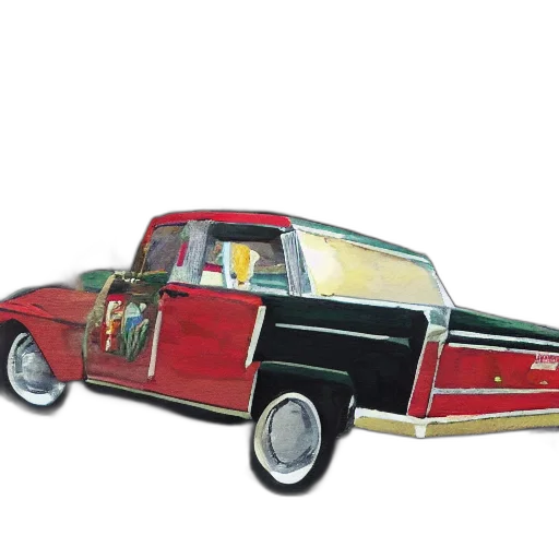 car, photorealistic, concept art, 3d render transparent PNG cut-out