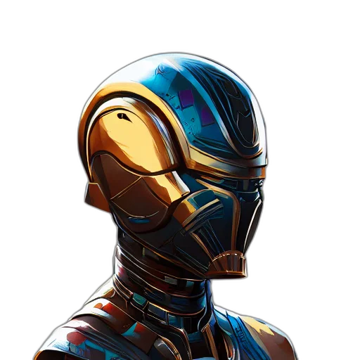 robot, mask, face, concept art transparent PNG cut-out