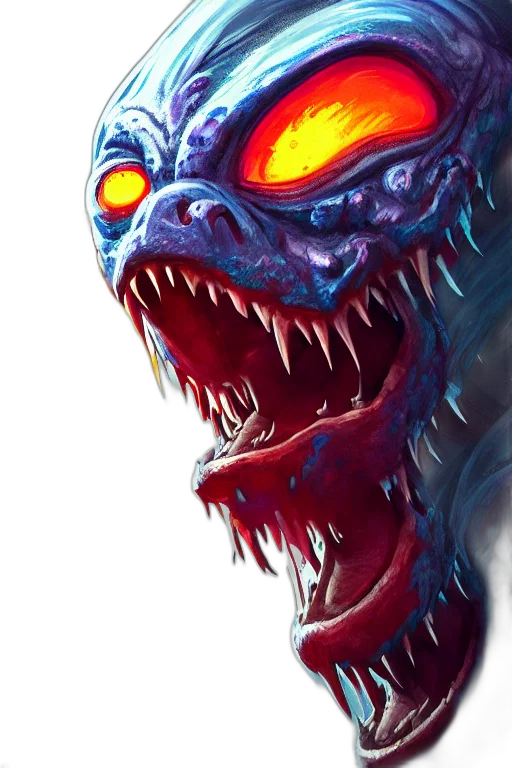 creature, dragon, mask, face transparent PNG cut-out