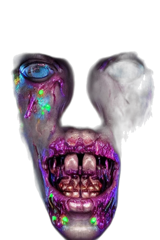mask, face, creature, shoes transparent PNG cut-out