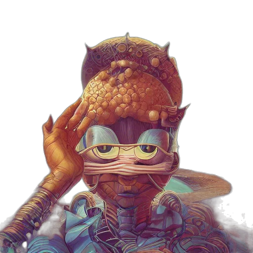 robot, mask, crown, hat transparent PNG cut-out