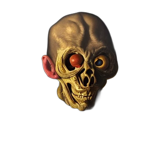 mask, face, creature, staff transparent PNG cut-out