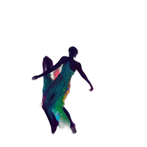 dress, umbrella, staff, pixel art transparent PNG cut-out
