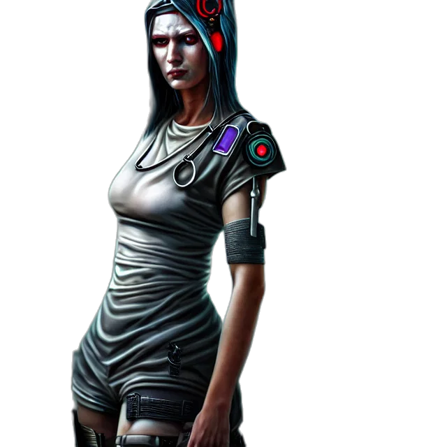 dress, staff, mask, jewelry transparent PNG cut-out