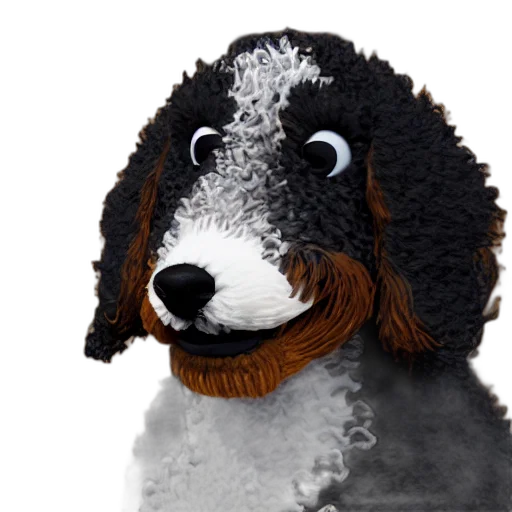 staff, animal, photorealistic, 3d render transparent PNG cut-out