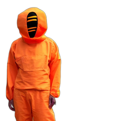 jacket, mask, robot, creature transparent PNG cut-out