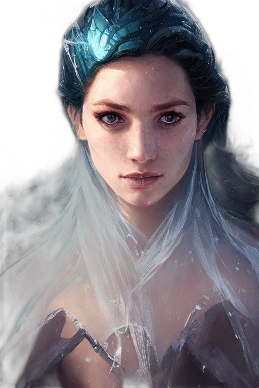 face, dragon, crown, dress transparent PNG cut-out