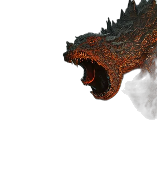 dragon, creature, mask, animal transparent PNG cut-out