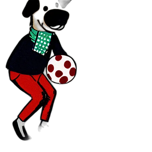 jacket, animal, cartoon, pixel art transparent PNG cut-out