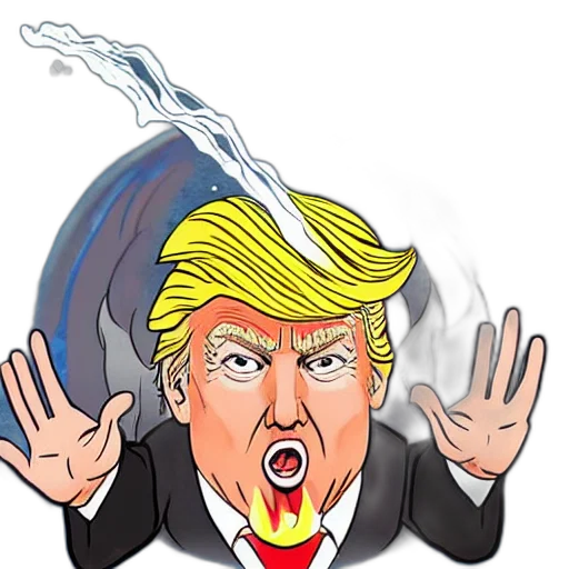 hair, mask, creature, cartoon transparent PNG cut-out