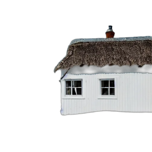 building, 3d render, photorealistic, snow transparent PNG cut-out