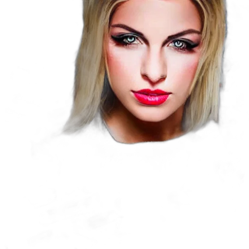 face, hair, mask, jewelry transparent PNG cut-out