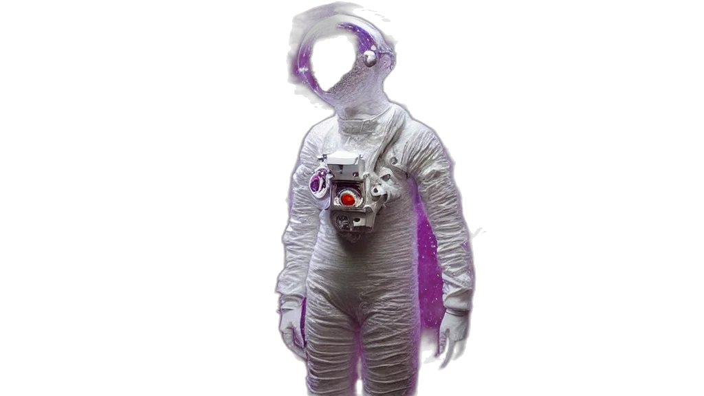mask, robot, jacket, creature transparent PNG cut-out