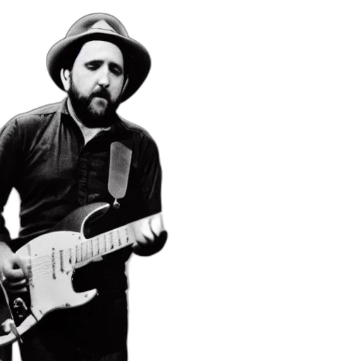 hat, roy, buchanan, playing transparent PNG cut-out