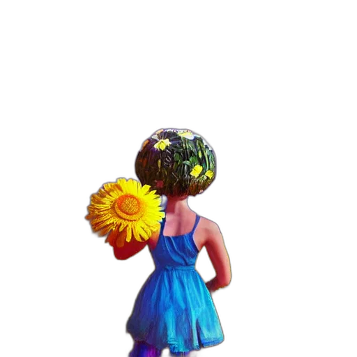 dress, flower, crown, umbrella transparent PNG cut-out