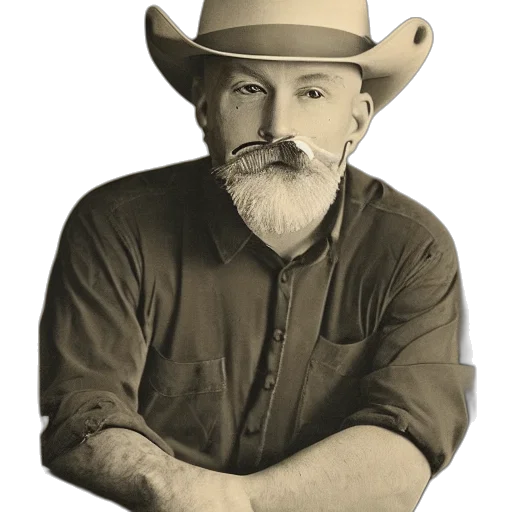 hat, animal, face, staff transparent PNG cut-out