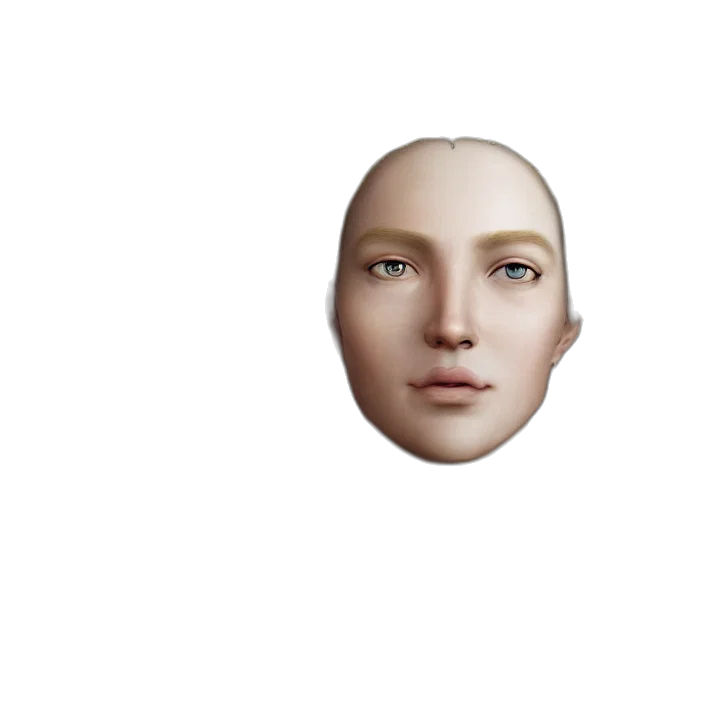 face, mask, robot, crown transparent PNG cut-out