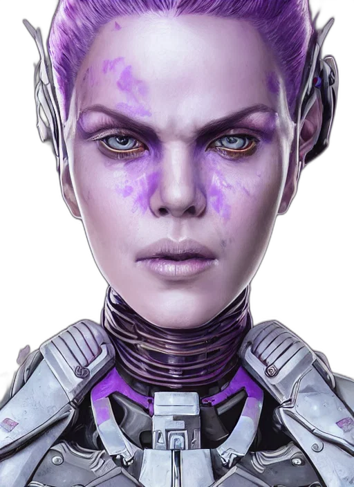robot, face, mask, cyberpunk transparent PNG cut-out
