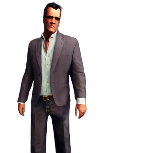 jacket, staff, 3d render, concept art transparent PNG cut-out