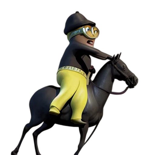 hat, animal, creature, staff transparent PNG cut-out