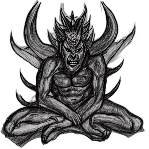 creature, mask, dragon, crown transparent PNG cut-out