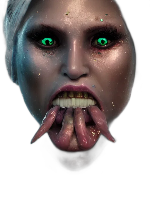 face, mask, creature, jewelry transparent PNG cut-out